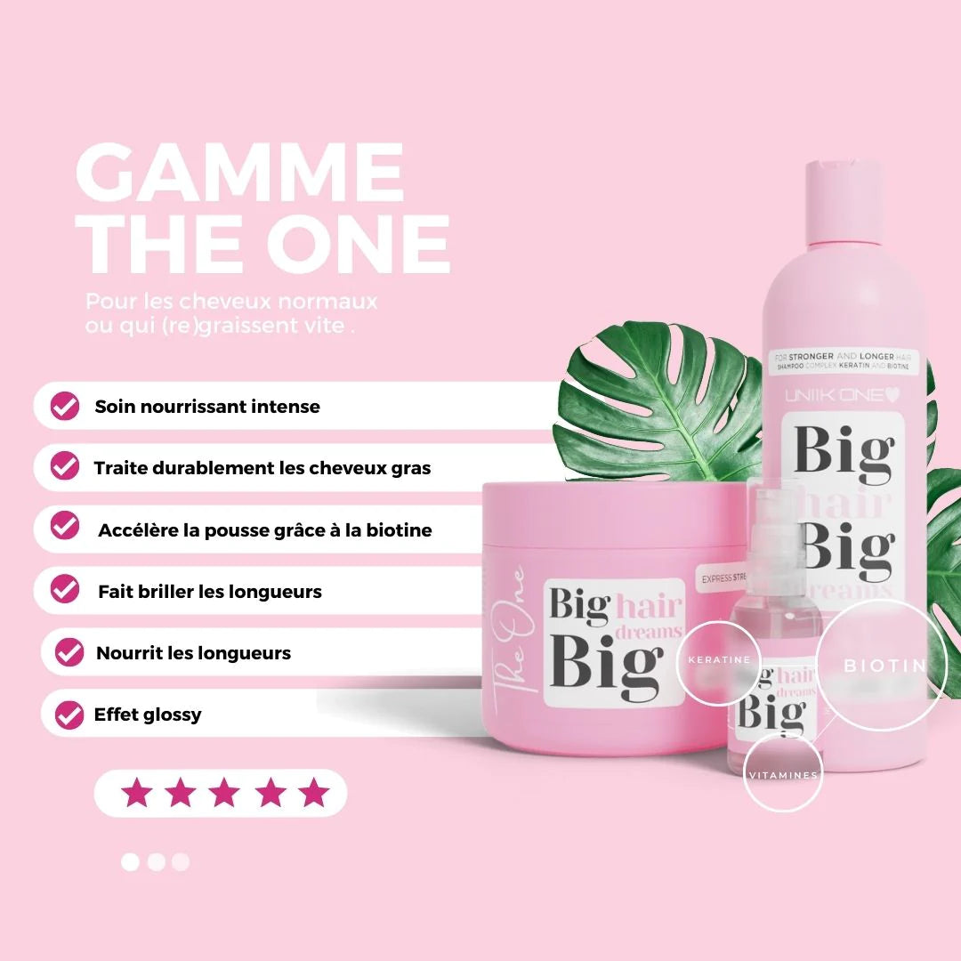 Uniik One ♥ BIG HAIR BIG DREAMS The One | Shampooing, Masque et Sérum Sans Sulfate