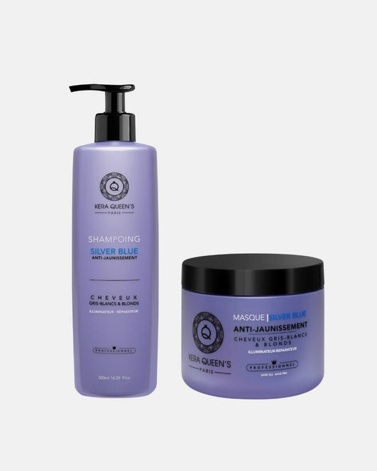 KERA QUEEN'S - Silver Blue - Duo shampoing & soin