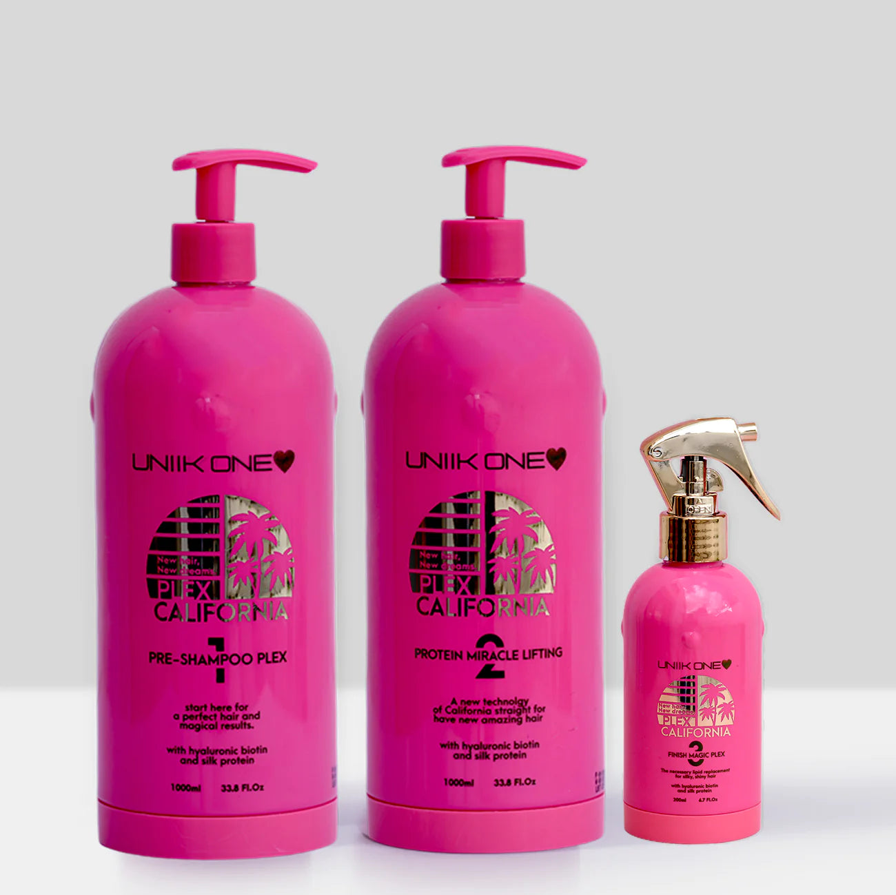 Uniik One ♥ BIG HAIR BIG DREAMS California Plex | Kit Lissage 2x1L + 200ml