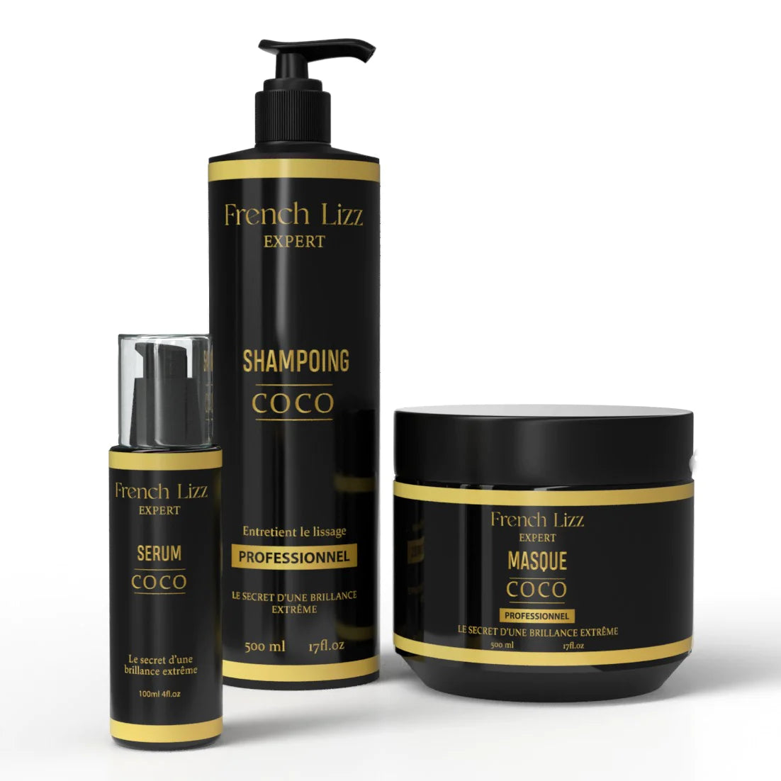 French Lizz | Coco | Trio shampoing masque, sérum