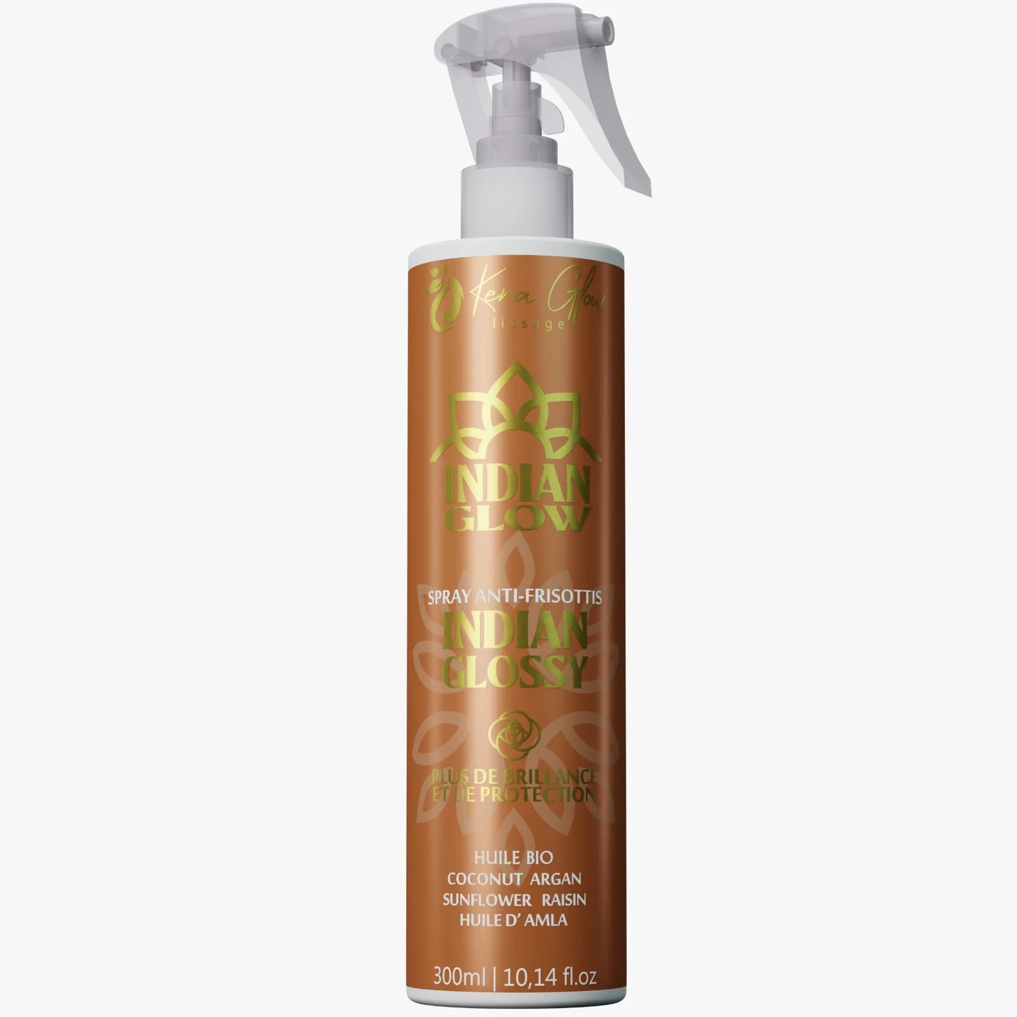 KERAGLOW | Indian Glow | Spray Lissant Thermoprotecteur 500ML