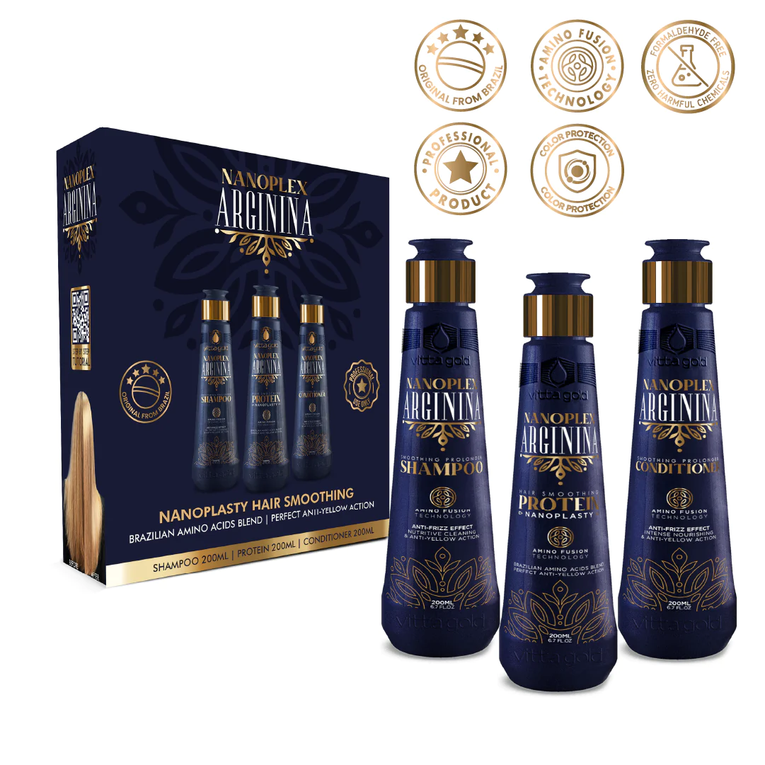 Vitta Gold | Nanoplex Arginina™ | Kit Lissage