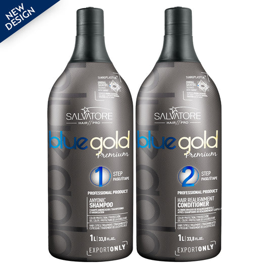 Salvatore | Blue Gold Premium Taninoplastia | Kit professionnel 2x1L