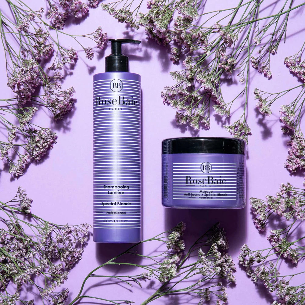 RoseBaie | Spécial Blonde & Blancs Duo | Shampoing & masque