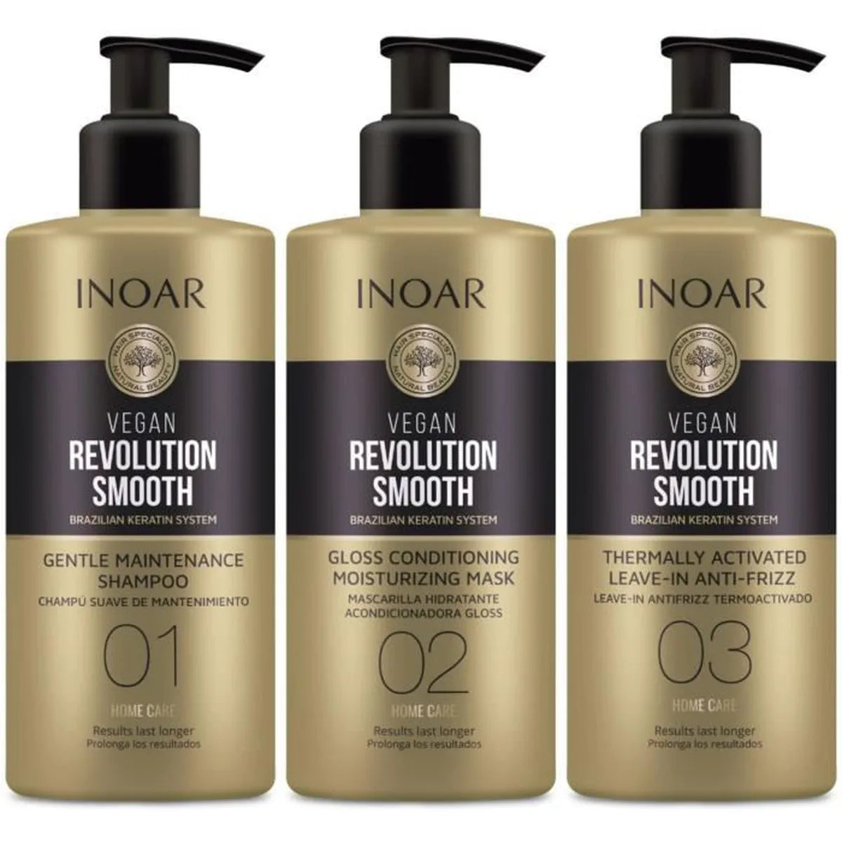 Inoar | Vegan Revolution Smooth | Kit lissage & entretient