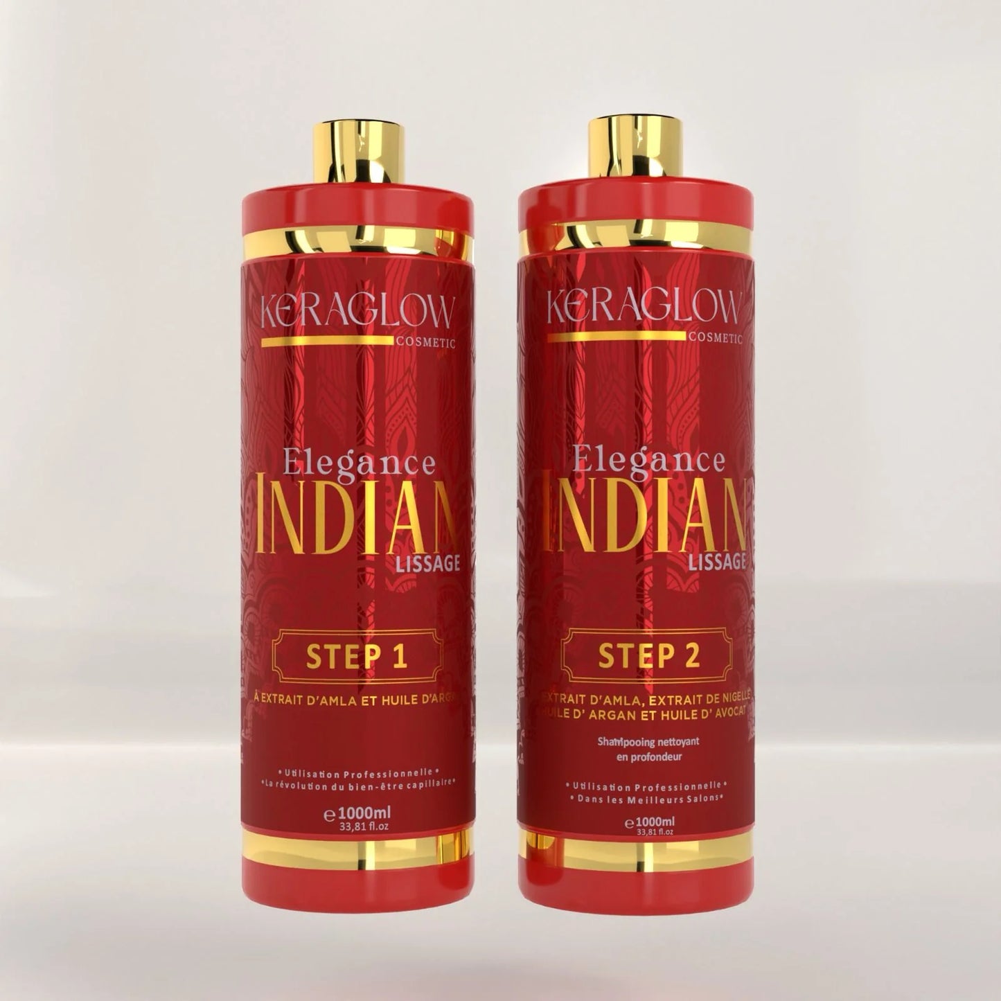 KERAGLOW | Elegance Indian | Kit lissage indien - 2x1L