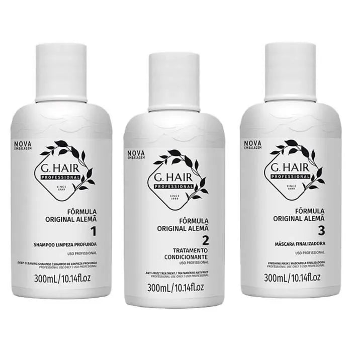 inoar | G-HAIR Professional | Kit lissage Brésilien 3X300ml