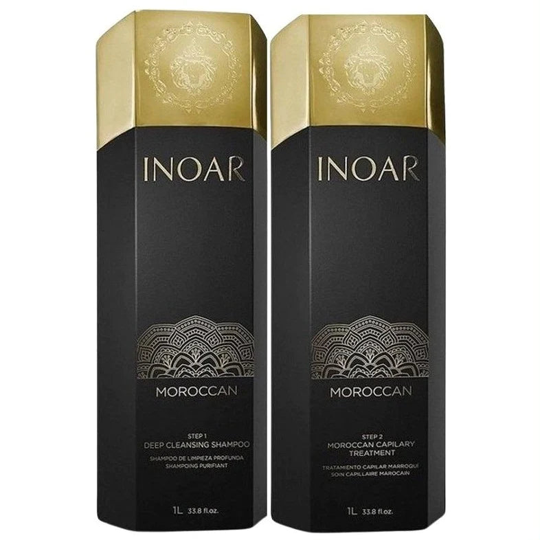 Inoar | Moroccan | Kit lissage Brésilien 2x1L