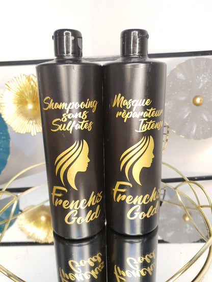 Kit French’s Gold Masque & Shampoing
Sans sulfate