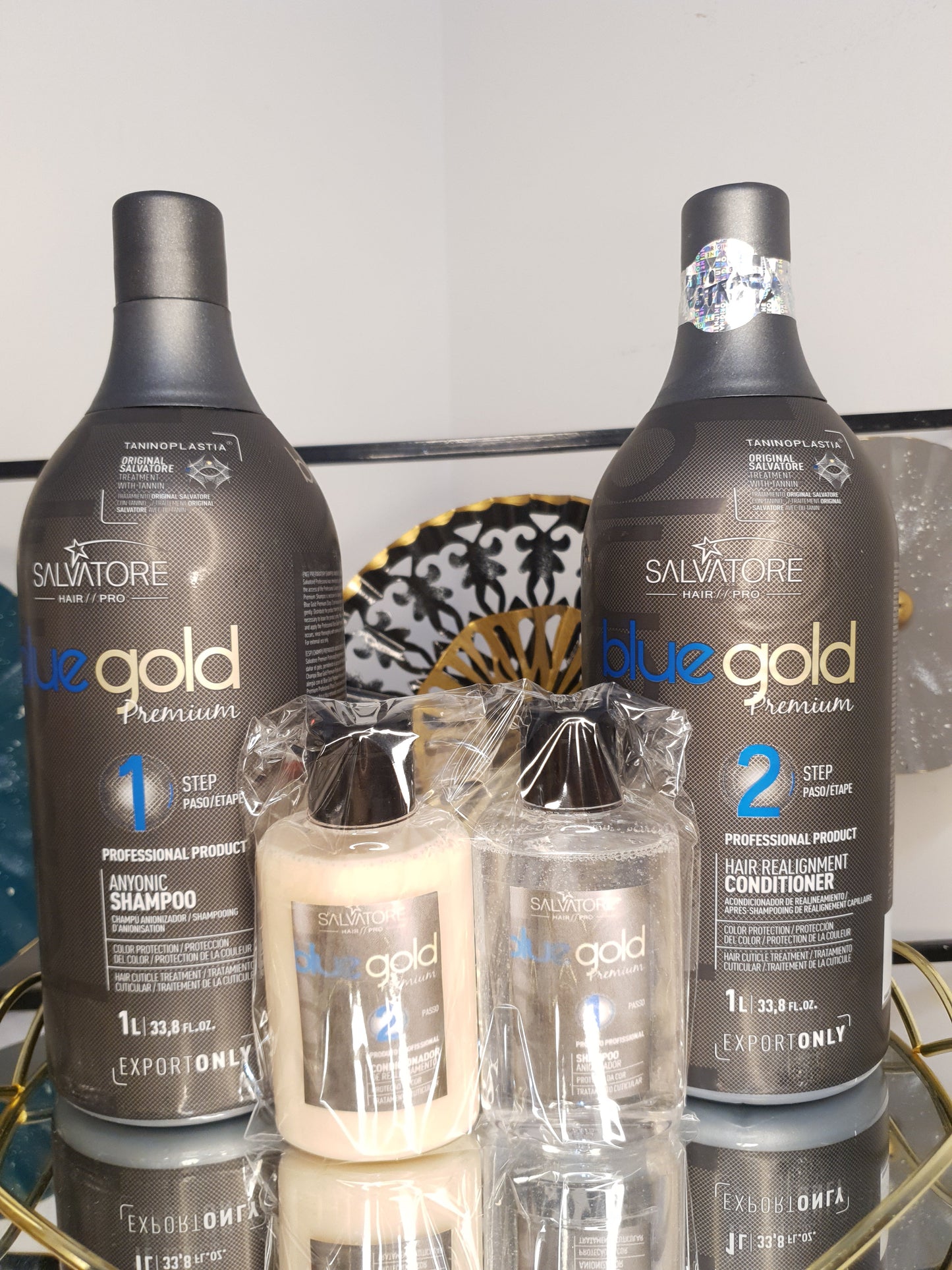 Kit Lissage Tanin salvatore Blue Gold Premium taninopmasthie