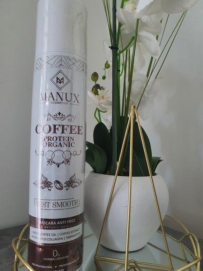 Manux | Coffee Protein Organic | Lissage organique Sans Formol 1L