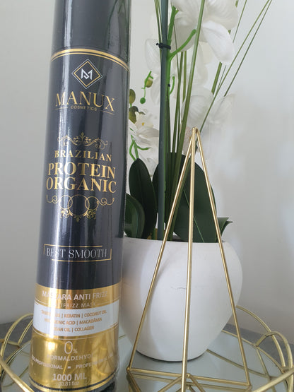 Manux | Brazilian Protein Organic | Lissage brésilien 1L