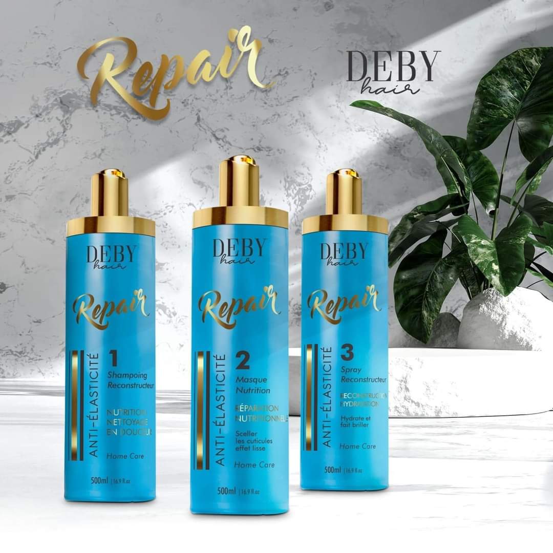 Deby Hair - Repair - Kit réparation intense 3x500ml