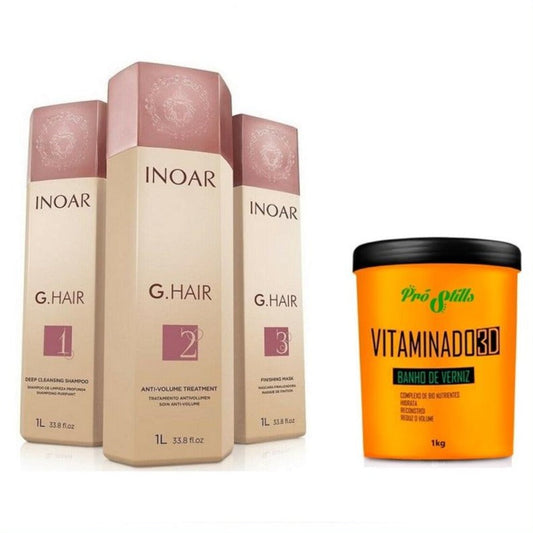 Lissage Brésilien Inoar Ghair & Vitaminado 3d