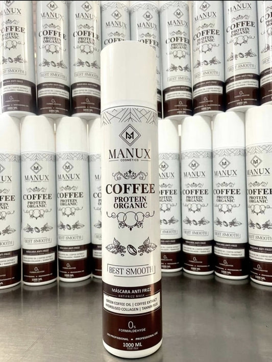 Manux | Coffee Protein Organic | Lissage organique Sans Formol 1L