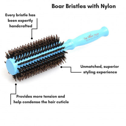 Brosse bleue taille moyenne The Power Styler Daroko