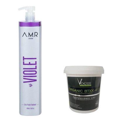 A.M.R Violet & Vogue Organic BTXX 4.0 | Lissage protéine + B.tox